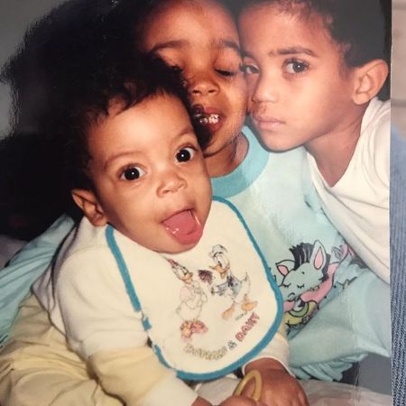 Doheen Pratt and his siblings Kyla Pratt and  Allen Pratt's childhood picture